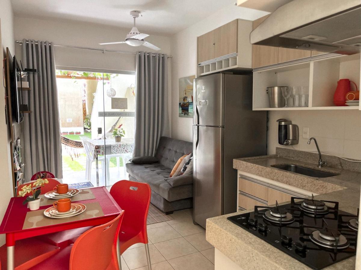 Pedacinho do Paraíso: Beachfront Condo with Gourmet Area Porto Seguro Exterior photo
