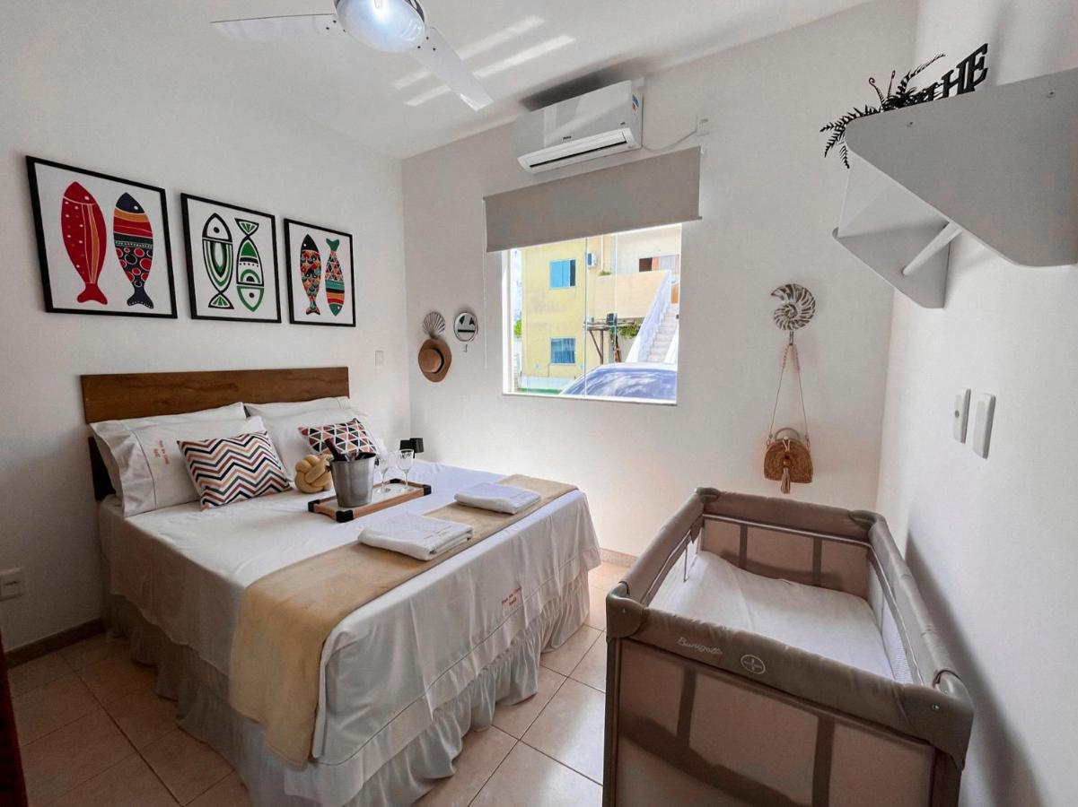 Pedacinho do Paraíso: Beachfront Condo with Gourmet Area Porto Seguro Exterior photo
